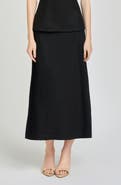WAYF x Hannah Lovey Porter Capri Linen Blend Midi Skirt (Nordstrom Exclusive)