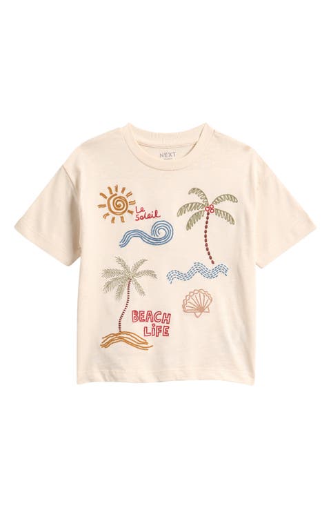 Kids' Le Soleil Embroidered T-Shirt (Baby & Toddler)