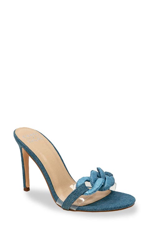 Chunky Link Stiletto Mule Sandal (Women)