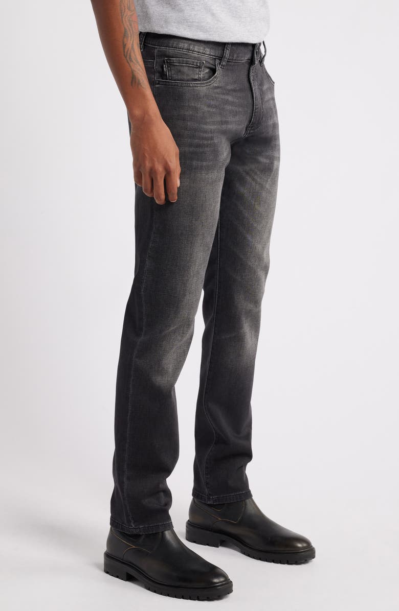 DL1961 Nick Slim Fit Jeans, Alternate, color, Washed Black Knit