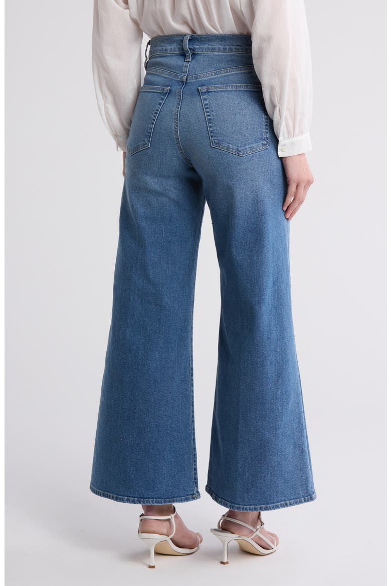Le Crop Palazzo Jeans, Alternate, color, GENEVA
