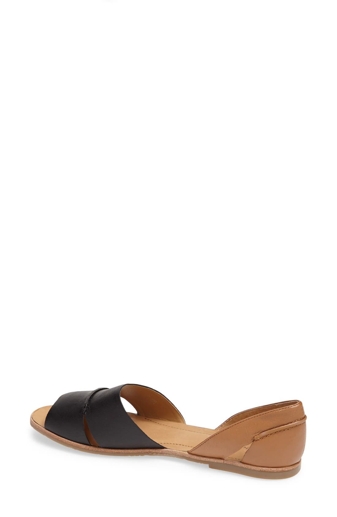 Franco Sarto 'Vivace' Leather d'Orsay Flat, Alternate, color, 