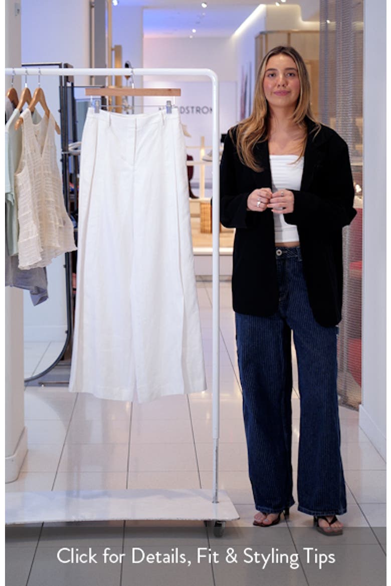 Taite Linen Wide Leg Pants video
