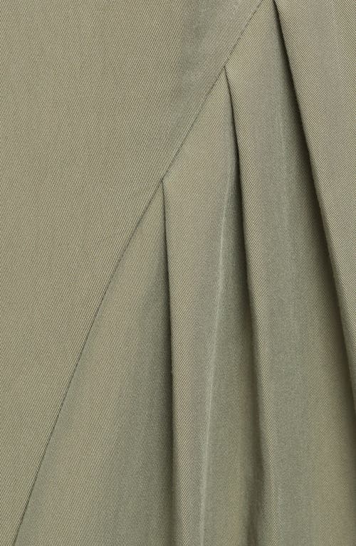 Mango Pleated Sleeveless Minidress In Neutral
