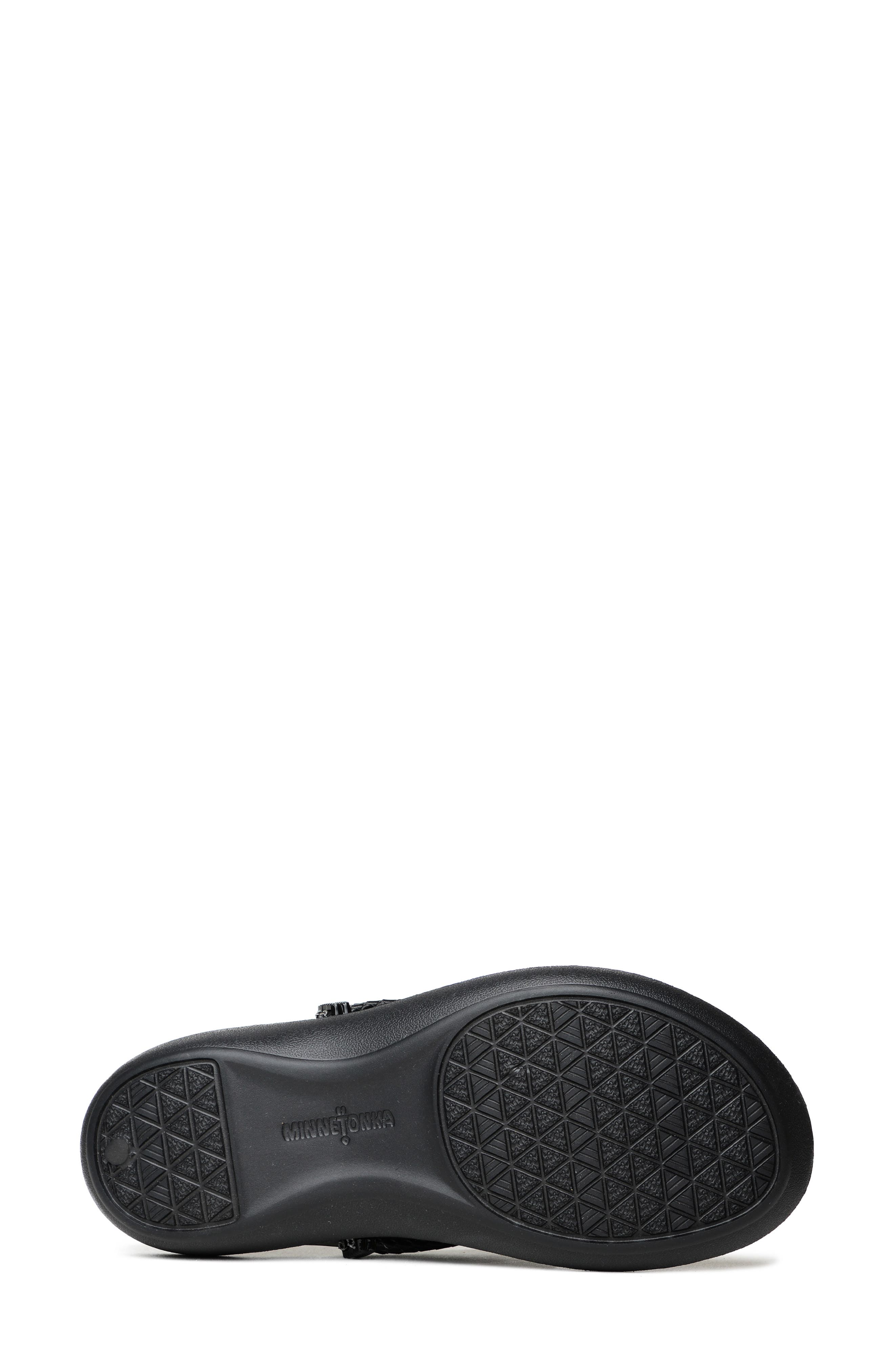 Minnetonka Silverthorne Prism Waterproof Flip Flop, Alternate, color, Black