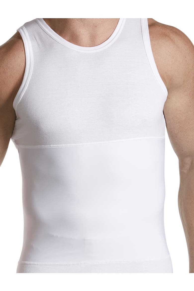 Shapewear Tank T-Shirt, Alternate, color, WHITE