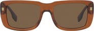 Burberry 55mm Rectangular Sunglasses