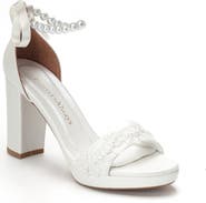 Forever & Always Shoes Delphina Pearl Bridal Heel