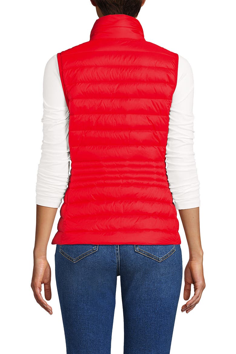 Wanderweight Packable Ultralight Down Vest, Alternate, color, Bright Cherry