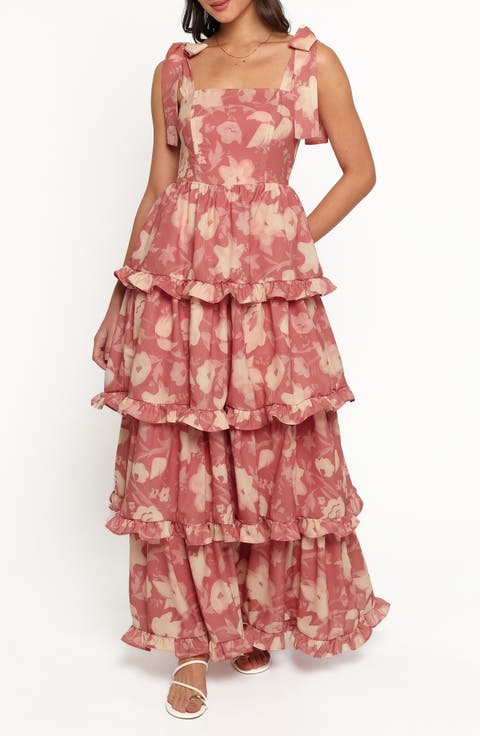 Lavina Floral Tiered Maxi Dress
