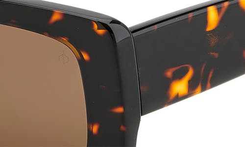 Rag & Bone 52mm Rectangular Sunglasses In Brown