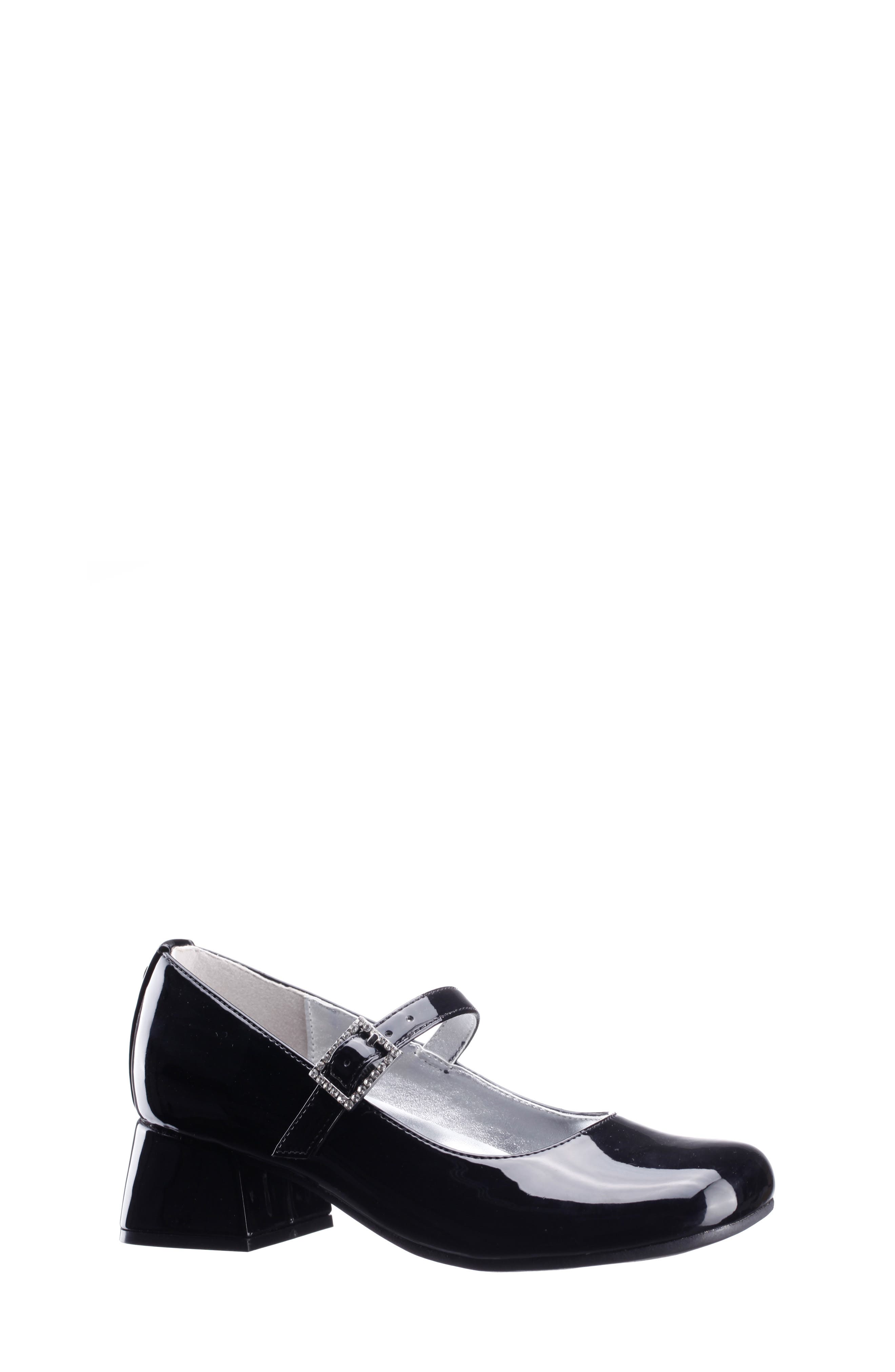 Nina Kids' Mila Mary Jane, Main, color, Black Patent
