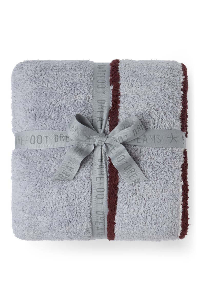 CozyChic Belmar Border Throw Blanket, Alternate, color, VAPOR MULTI
