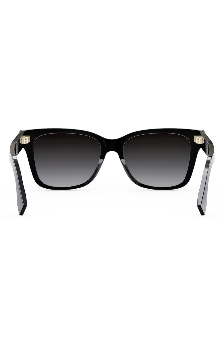 Fendi 'Fendi Lettering 54mm Geometric Sunglasses, Alternate, color,