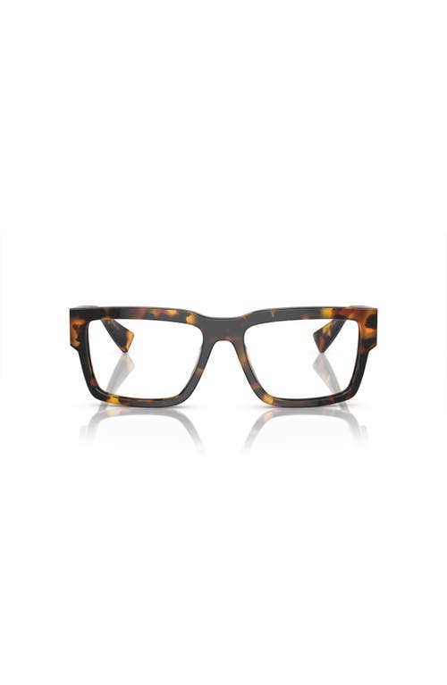 Miu Miu 54mm Rectangle Optical Glasses In Brown