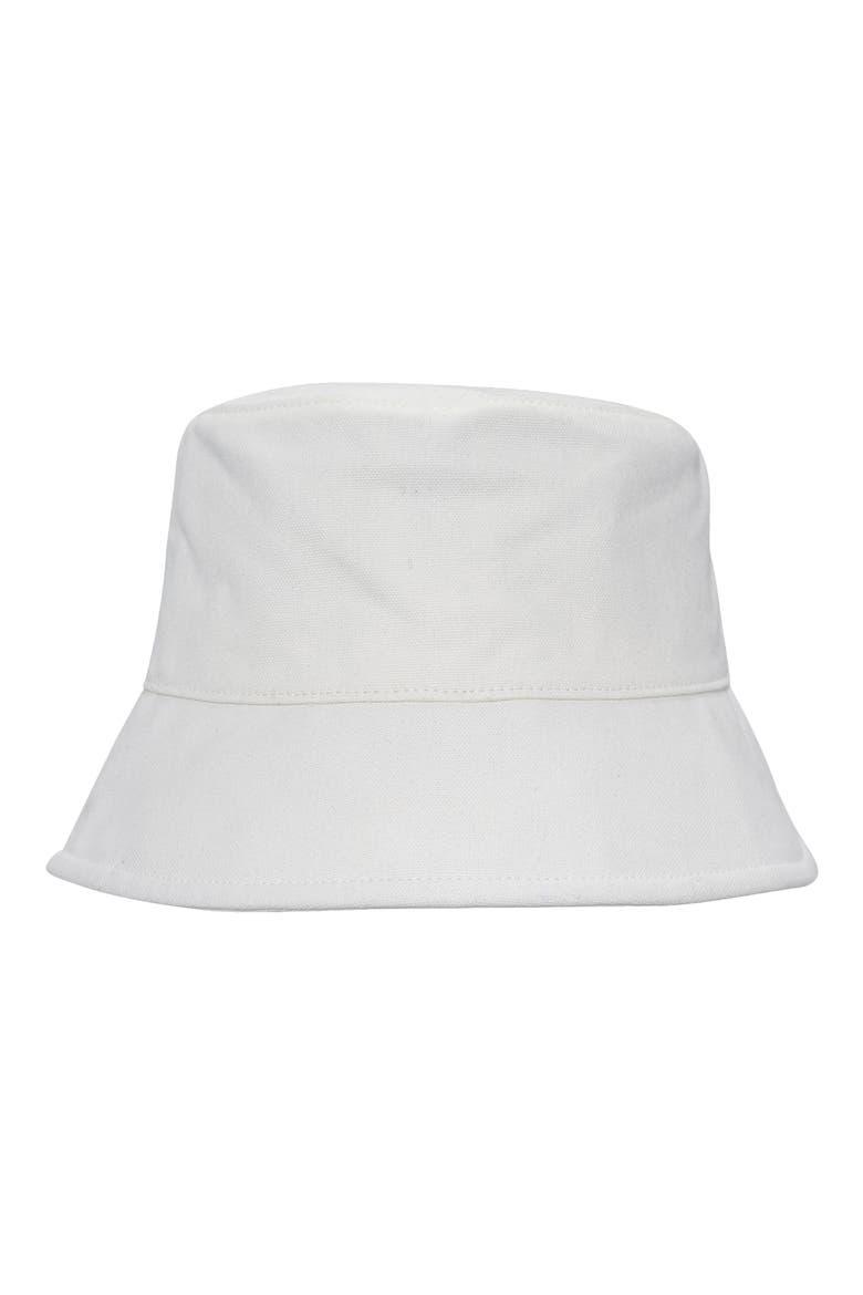 Embroidered Logo Bucket Hat, Alternate, color, CREAM