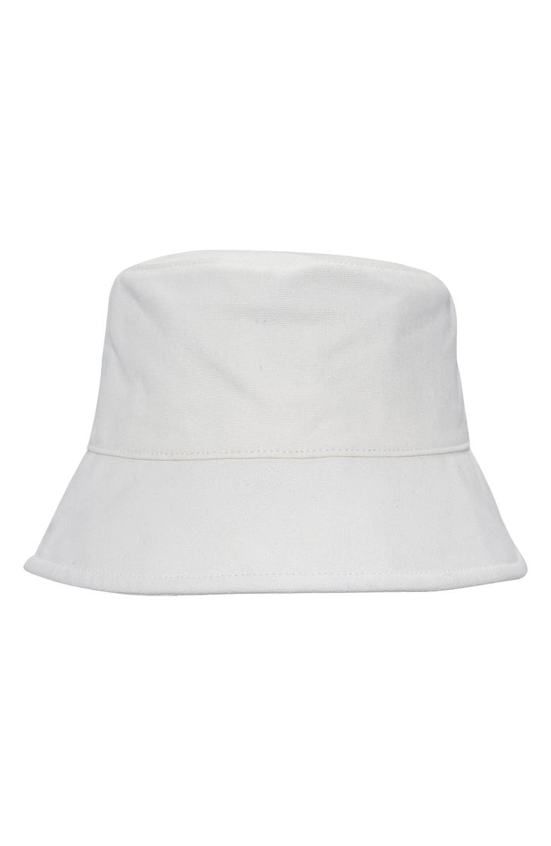 Lauren Ralph Lauren Embroidered Logo Bucket Hat, Alternate, color, Cream