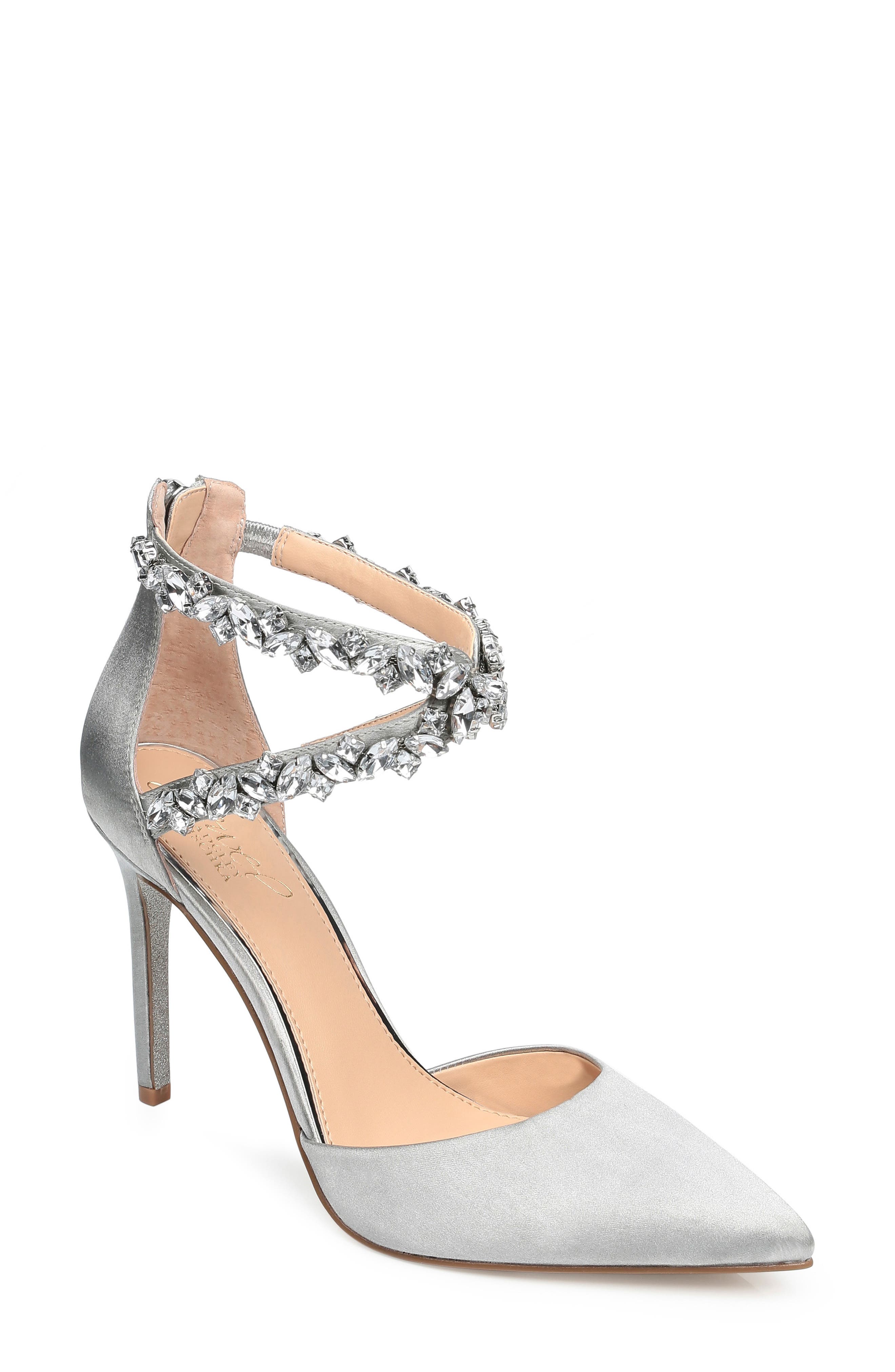 Jazmine Pump, Main, color, SILVER GLITTER