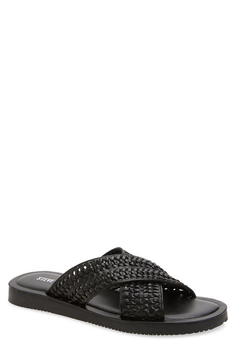 Boweri Woven Strap Slide Sandal (Men)