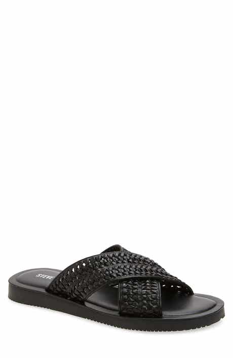 Steve Madden Boweri Woven Strap Slide Sandal