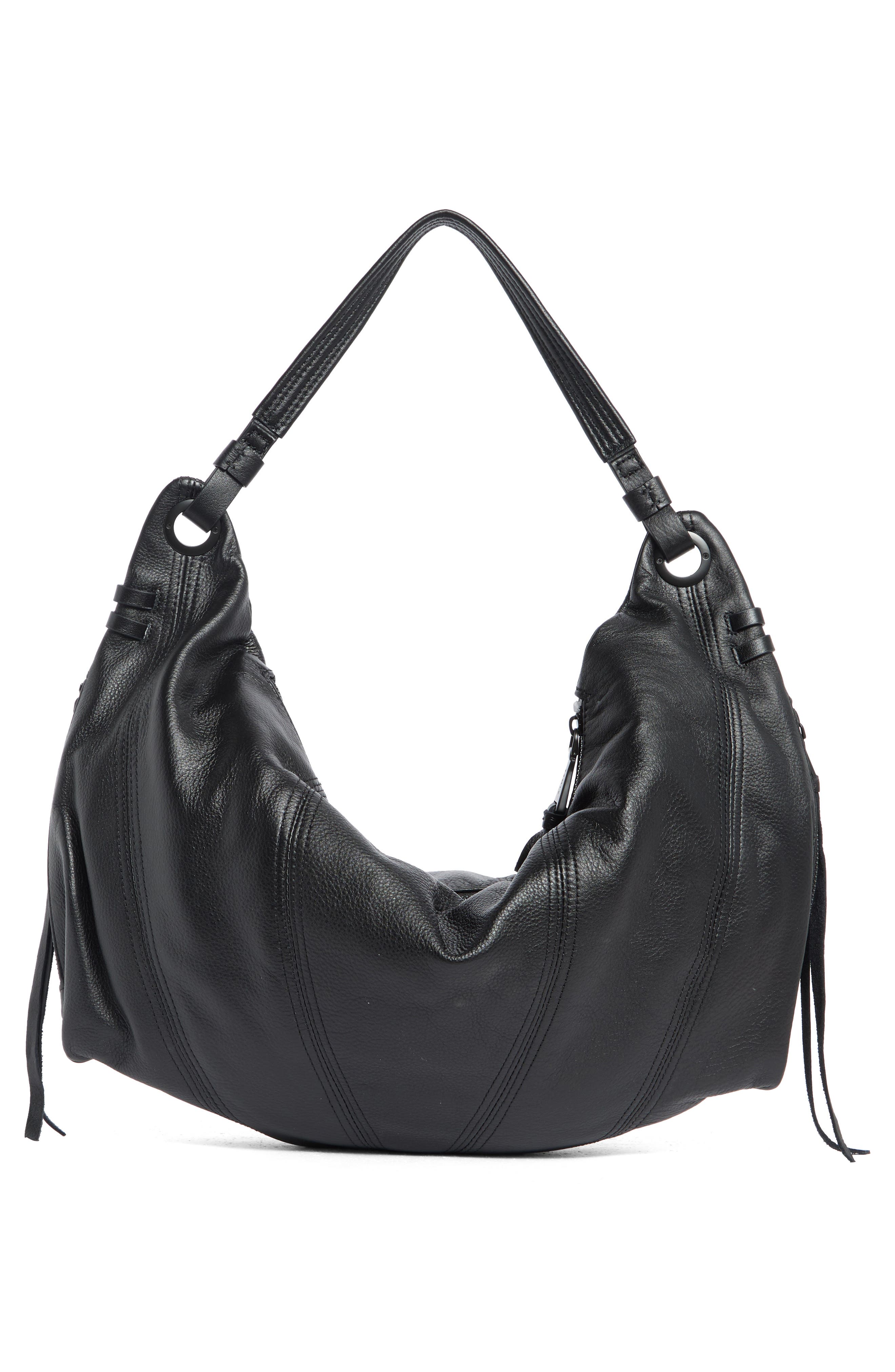 AIMEE Galaxy Hobo Bag, Alternate, color, Black