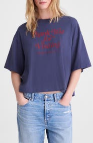 Madewell The Boxy Jersey Crop T-Shirt