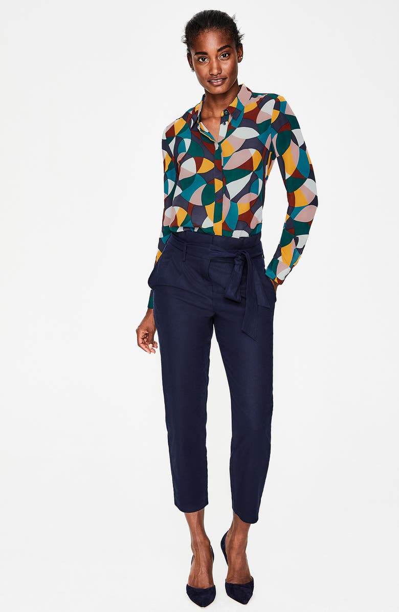 Boden Silk Shirt, Alternate, color, 