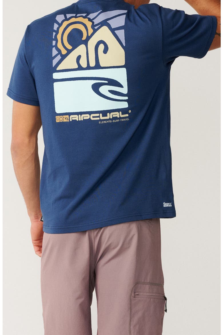 S-Series VaporCool Man Totem Relaxed Graphic T-Shirt, Alternate, color, LIGHT NAVY