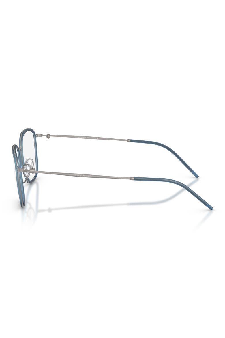 51mm Pillow Optical Glasses, Alternate, color, MATTE GUNMETAL / DEMO LENS