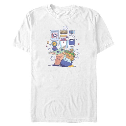 Men's Star Wars The Mandalorian and Grogu The Child Enjoy Your Meal  Graphic T-Shirt