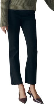 MANGO Crop Flare Maternity Jeans