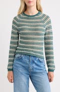 24Colours Texture Stripe Sweater