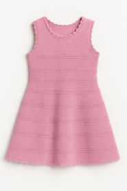 Limeapple Crochet Flare Summer Dress