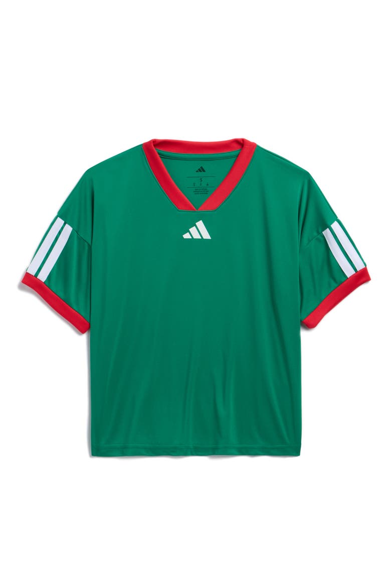 Short Sleeve Jersey Top, Main, color, BOLD GREEN