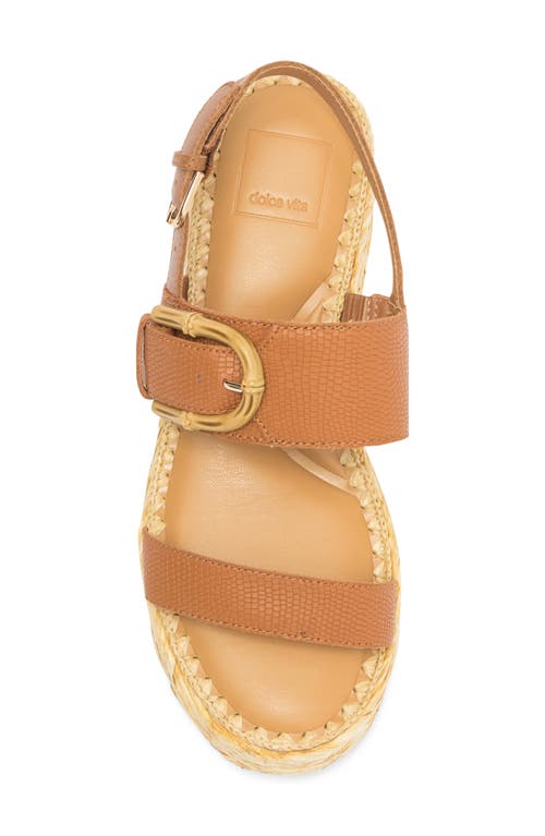 Dolce Vita Chera Platform Slingback Sandal In Tan