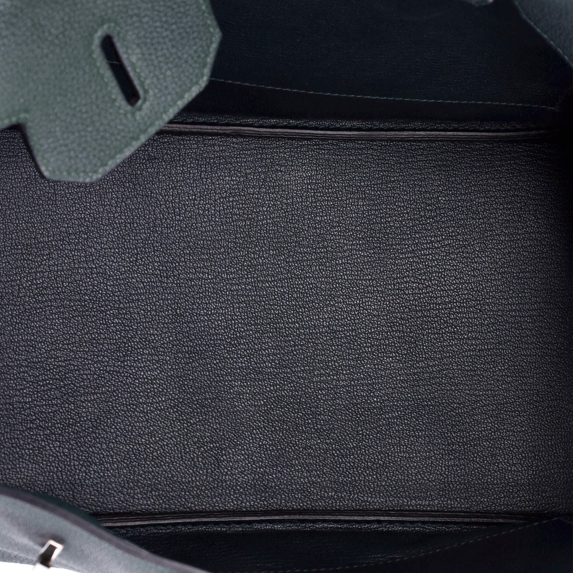 Pre-Owned Hermes Birkin Handbag Green Togo with Palladium Hardware 30, Alternate, color, 