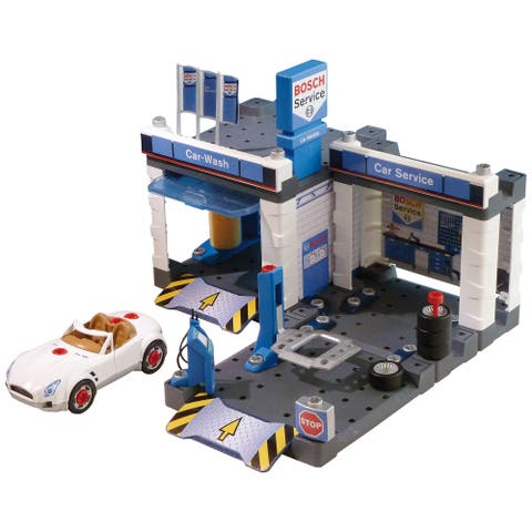 Service Car Repair With Car Wash Kids Car Service Play Set, Ages 3+