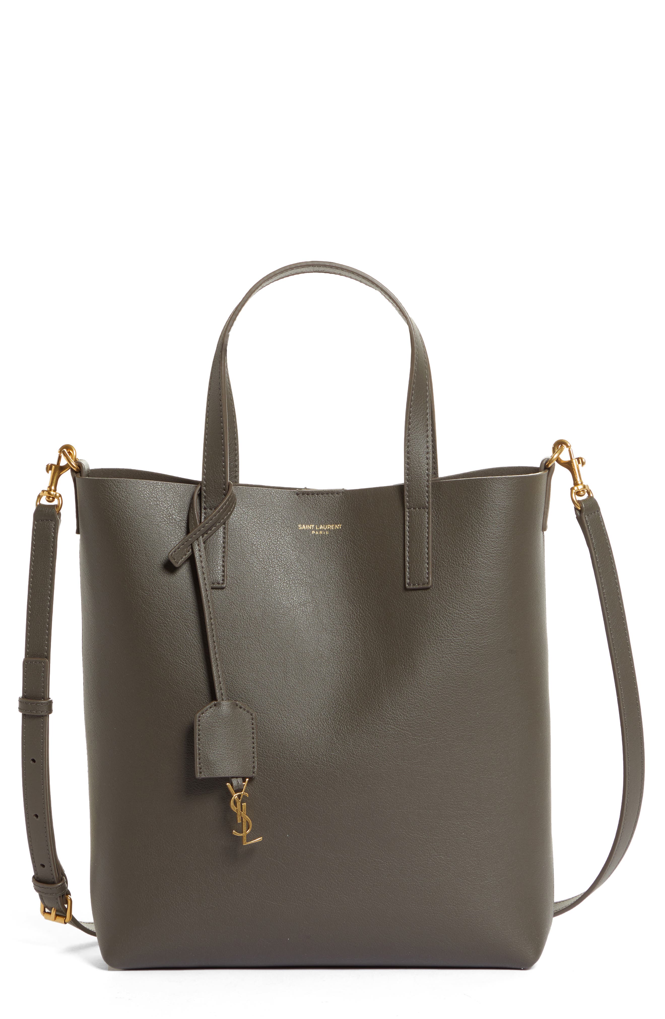 Saint Laurent Toy Leather Shopping Tote, Main, color, 