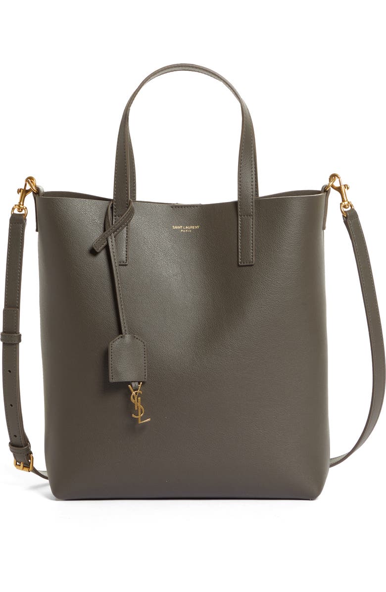 Saint Laurent Toy Leather Shopping Tote, Main, color,