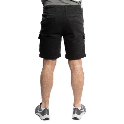 Peter Manning Cargo Shorts In Black