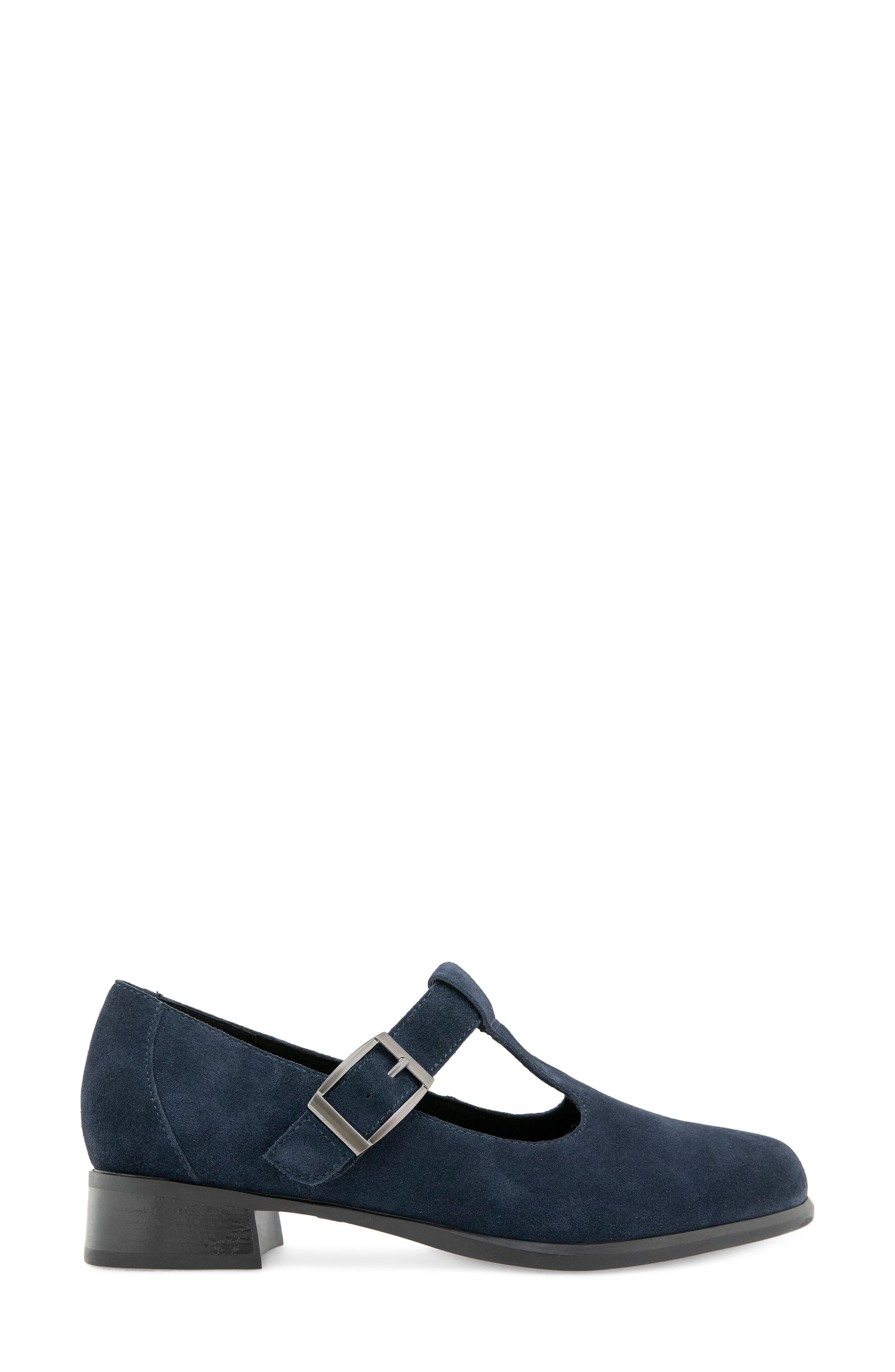 Carmen Leather Pump, Alternate, color, NAVY SUEDE