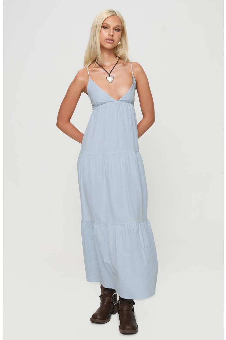 Chelsea Tiered Maxi Dress, Alternate, color, BLUE