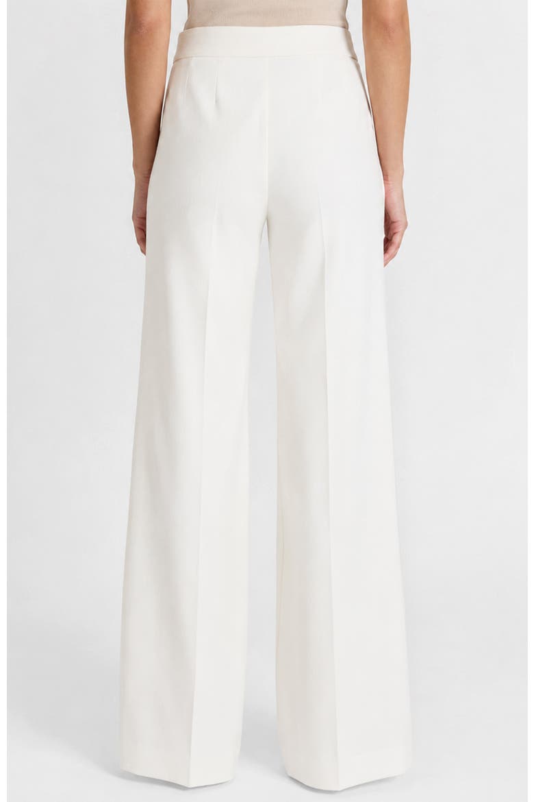 Gigi Wide Leg Pant in Cotton Stretch, Alternate, color, Ivory
