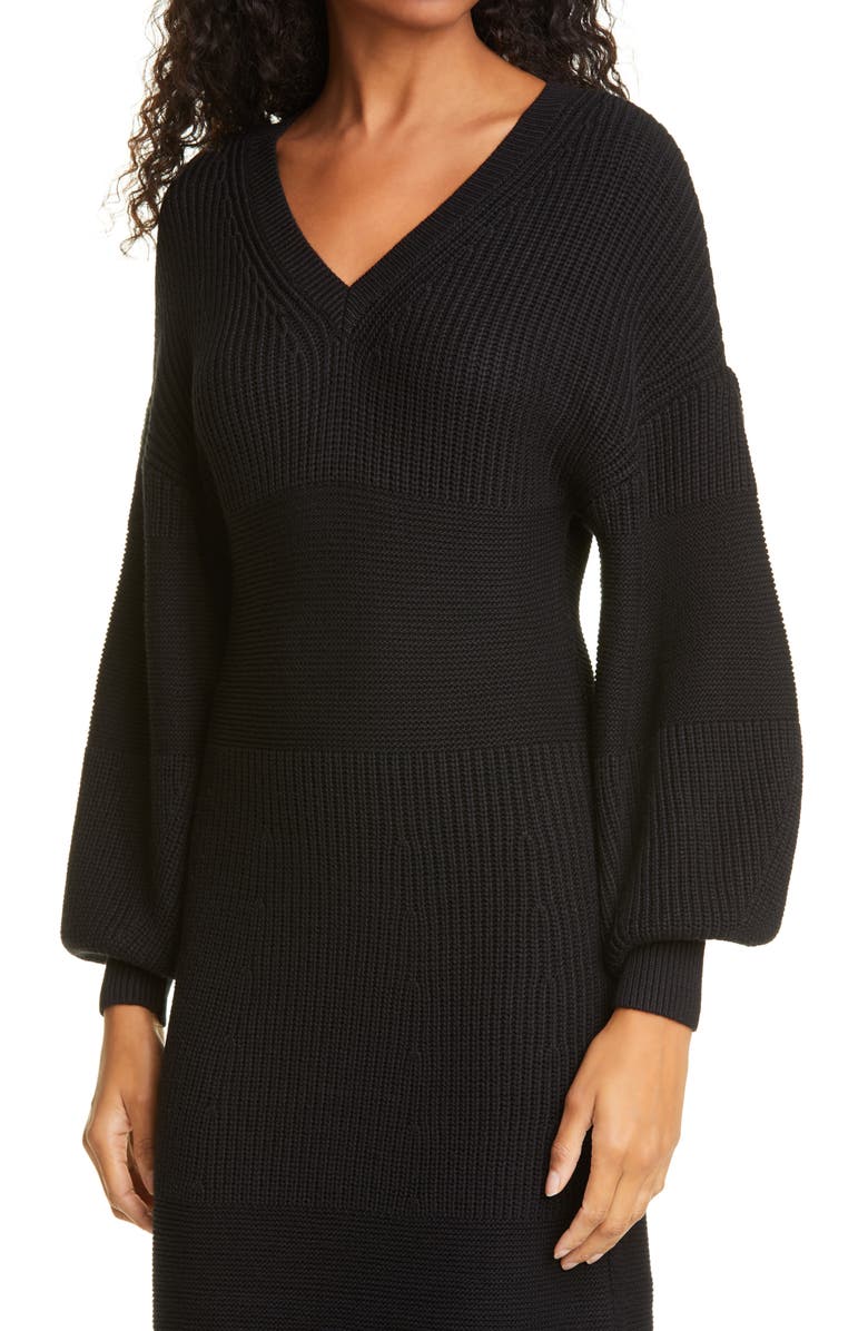 STAUD Carnation Midi Sweater Dress, Alternate, color,