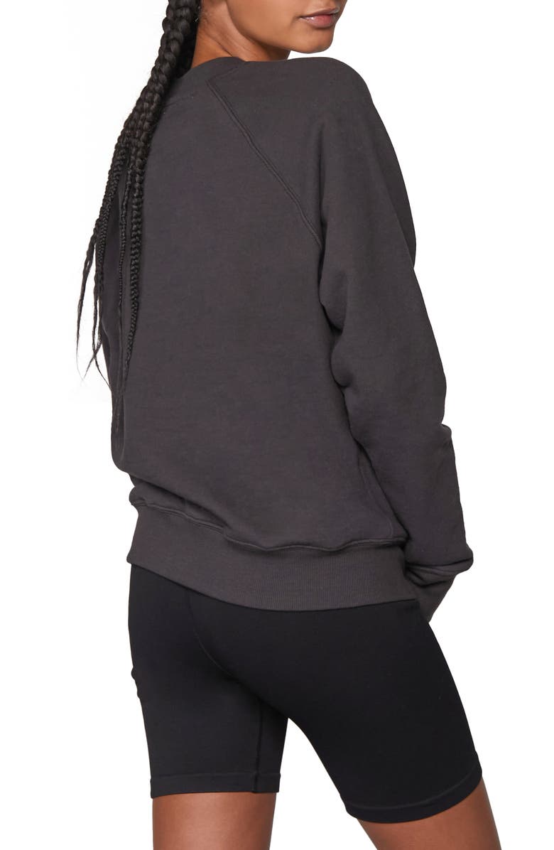 Spiritual Gangster Warrior Bridget Cotton Sweatshirt, Alternate, color, 