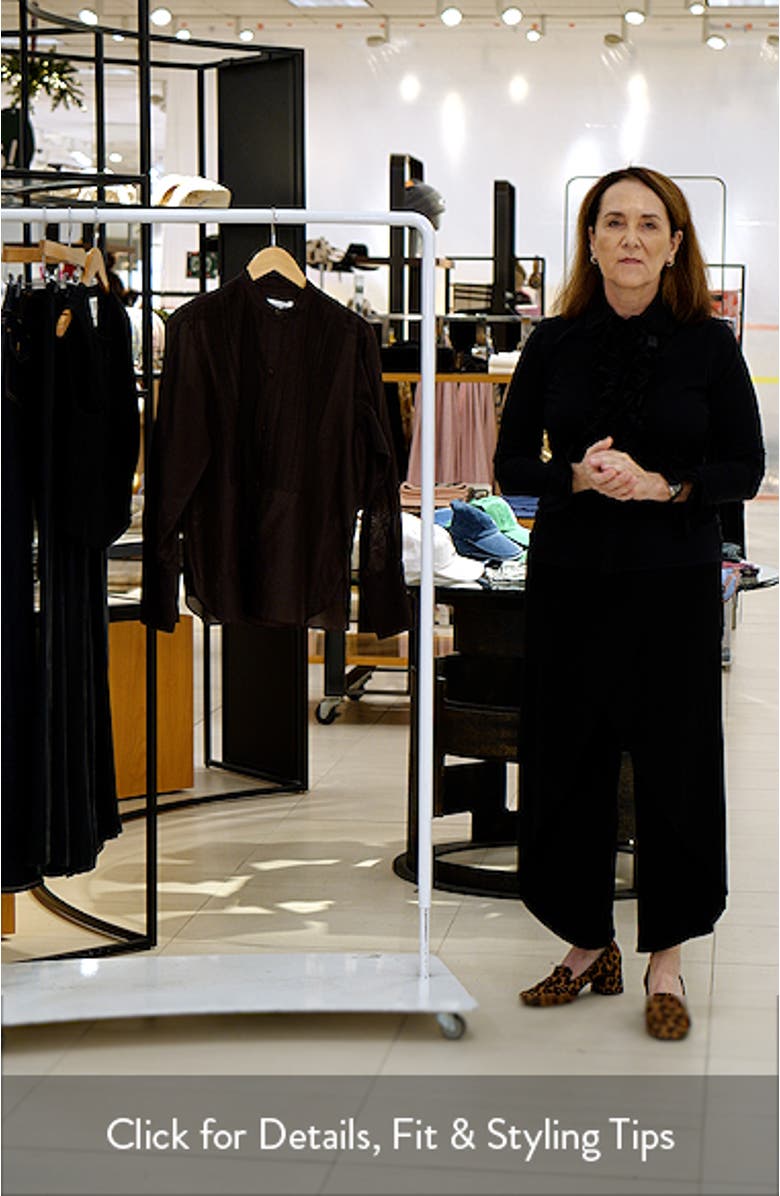 The Night Before Pintuck Button-Up Shirt, sales video thumbnail