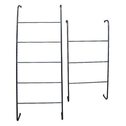 Black Ladder Wall Decor Set of 2