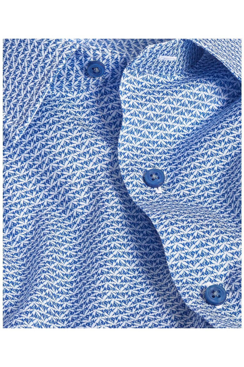 Novelty Print Classic Fit Sport Shirt, Alternate, color, BLUE