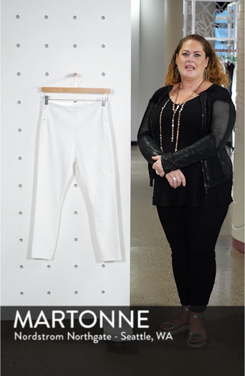 ́ Toothpick High Rise Crop Denim Leggings, sales video thumbnail