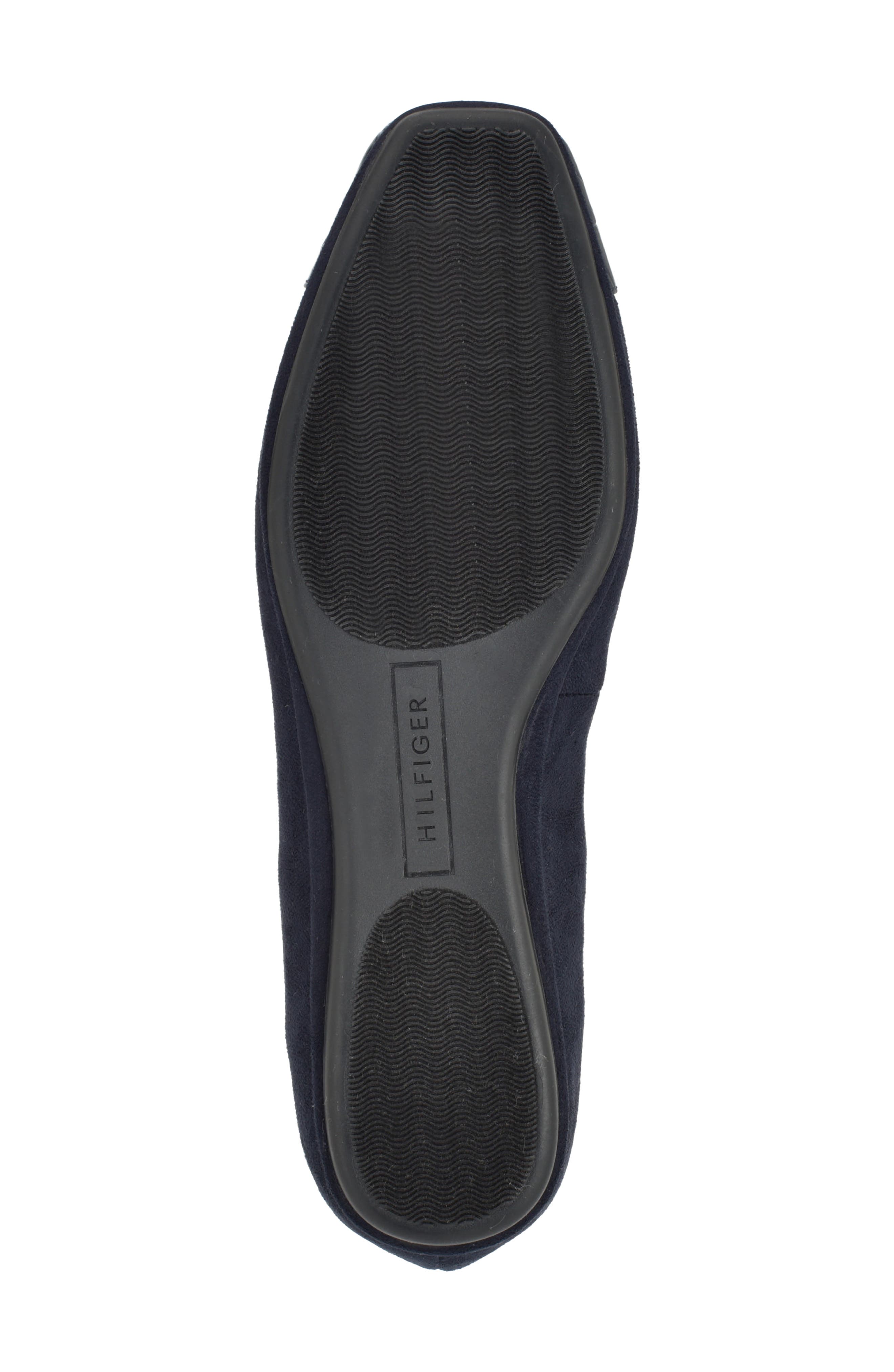 Bekim Faux Leather Flat, Alternate, color, MARINE